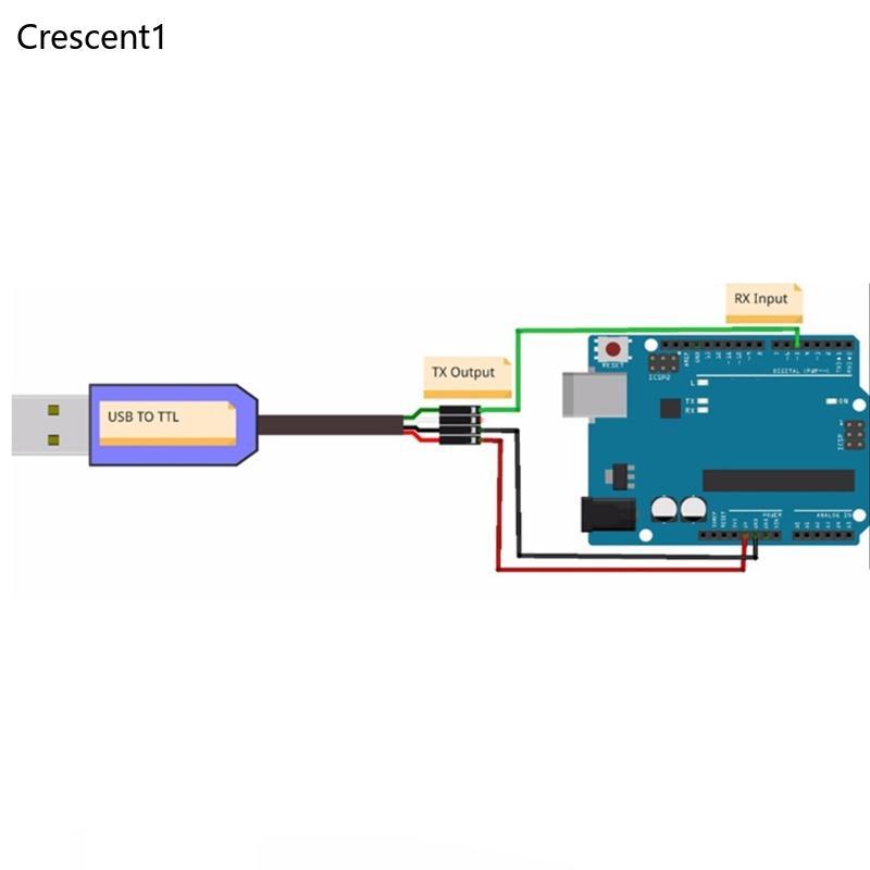 Transferência USB Crescent1 Para Módulo Adaptador TTL RS232 CH340 Download