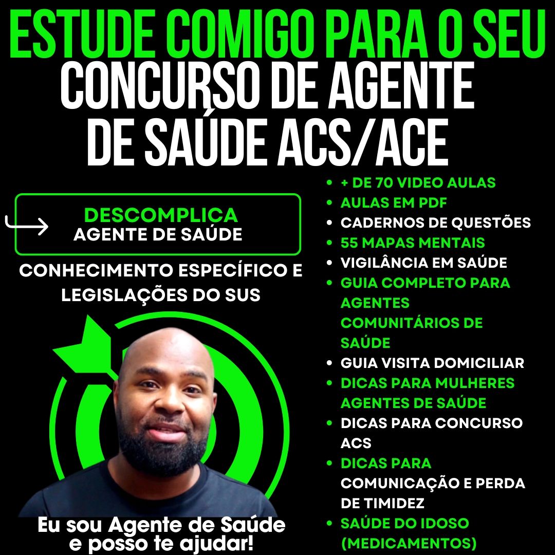 Descomplica Agente de Saúde (ACS/ACE) - Aprovação Já!