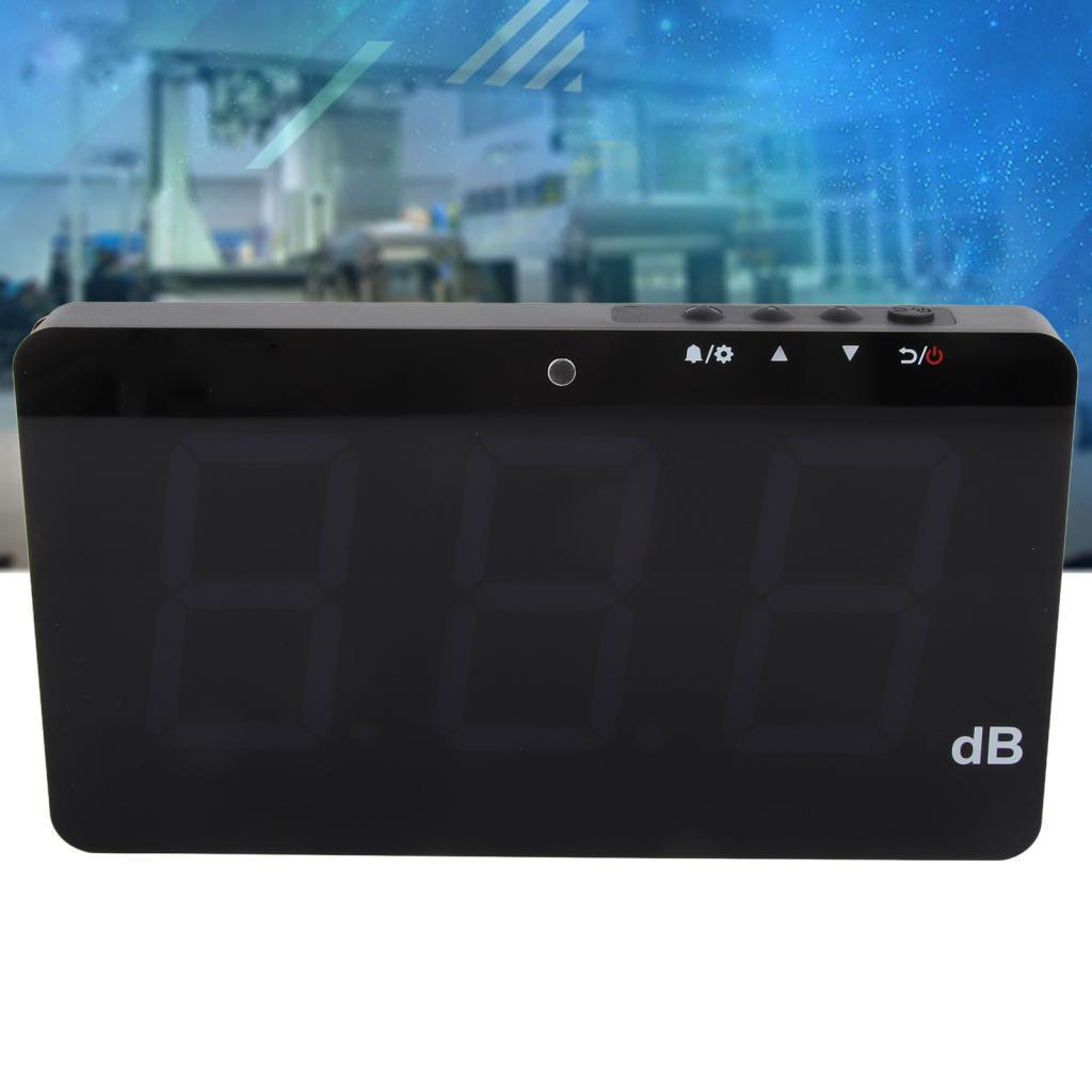 housespace.br-SIP-TW SW‑525A Medidor de nível de som digital com display LCD montado na parede USB 30‑130dB