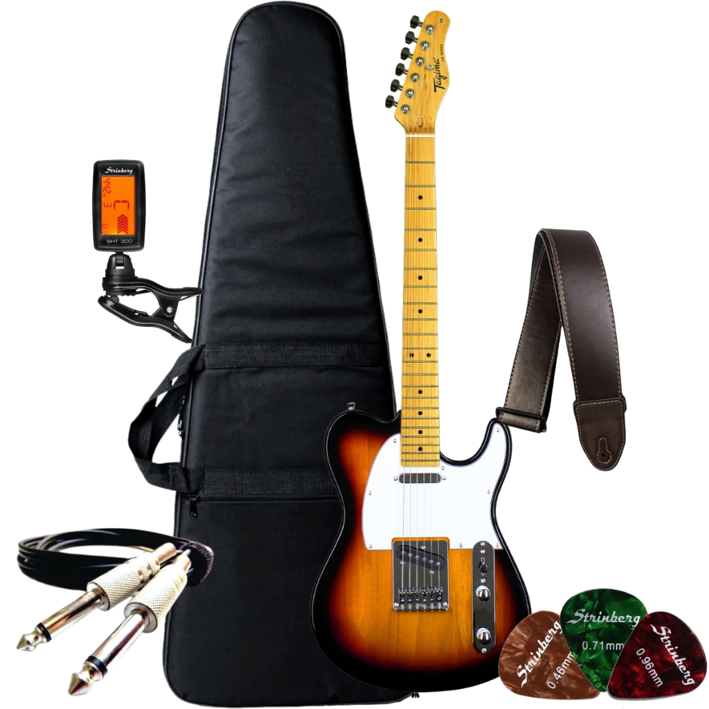 Kit Guitarra Elétrica Tagima Tw55 Tw Tele 2S + Acessórios