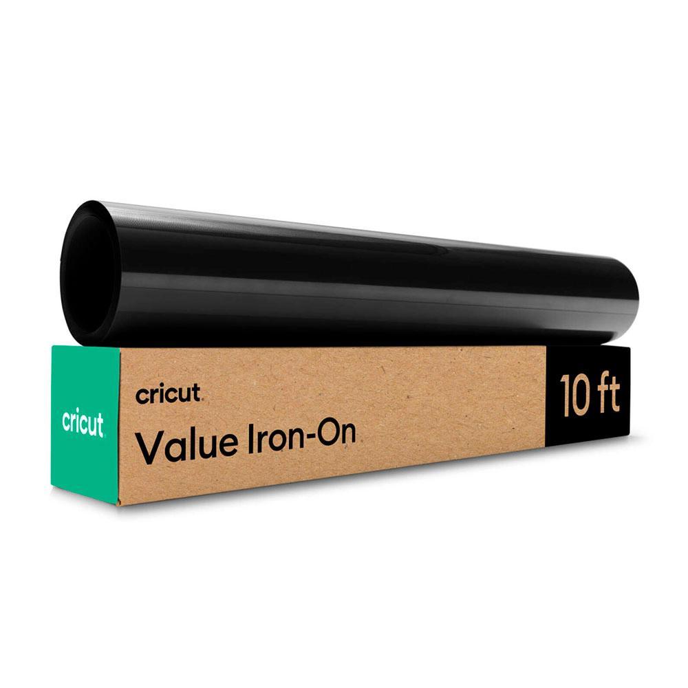 Cricut Value Iron On Transfer Termocolante 30cm x 3m, Preto