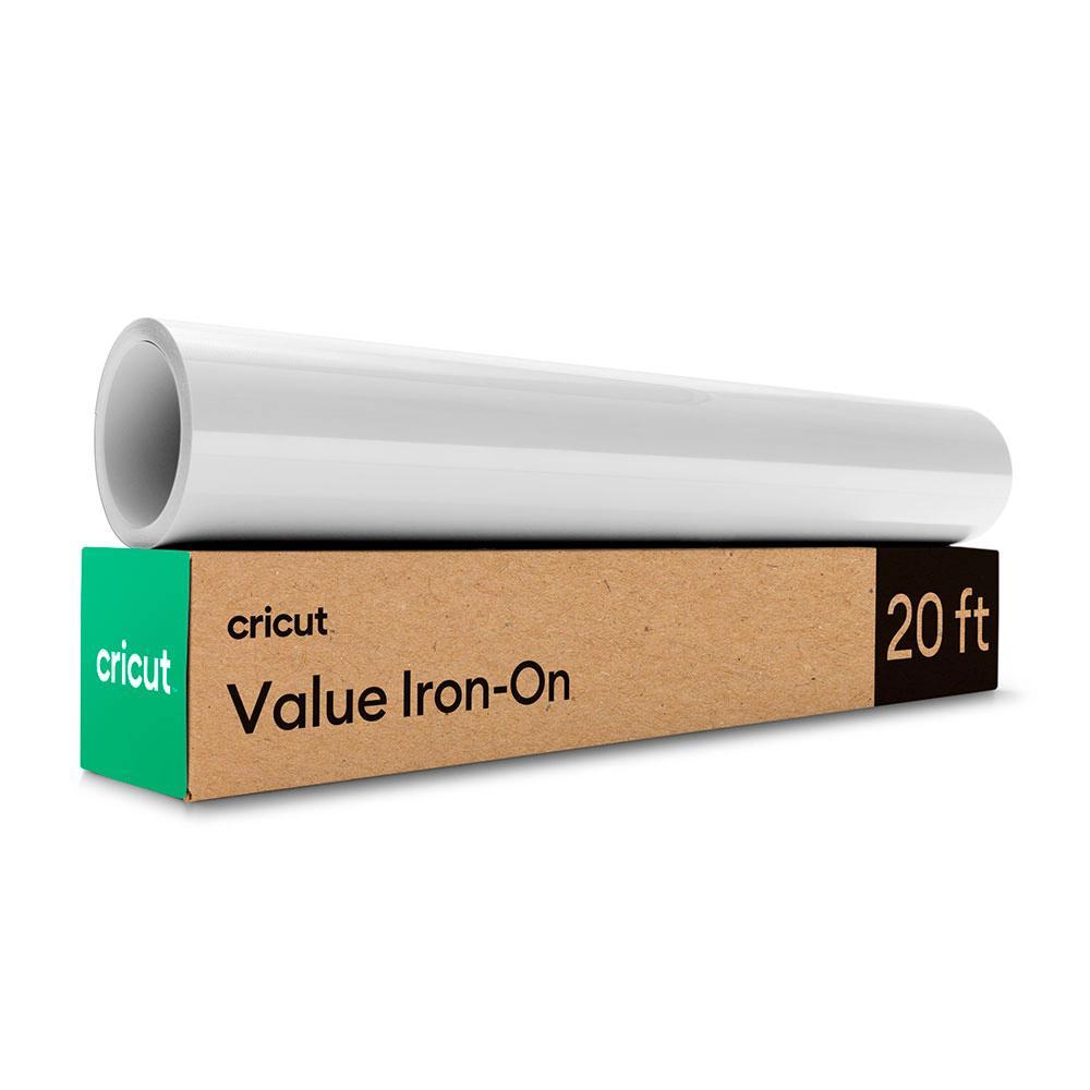 Cricut Value Iron-On Transfer Termocolante 30cm x 6m, Branco