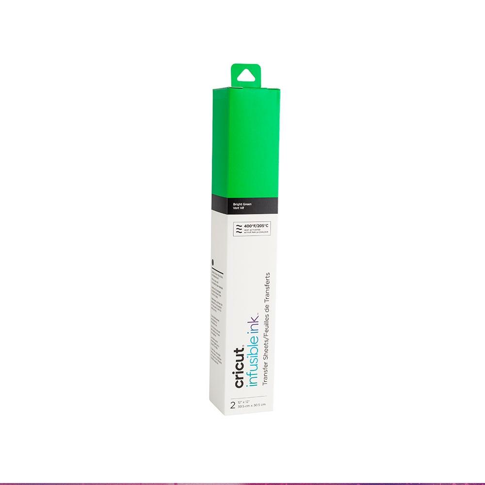 Transfer Sublimático Infusible Ink Cricut - Bright Green - 30,5 x 30,5 - 2 unds