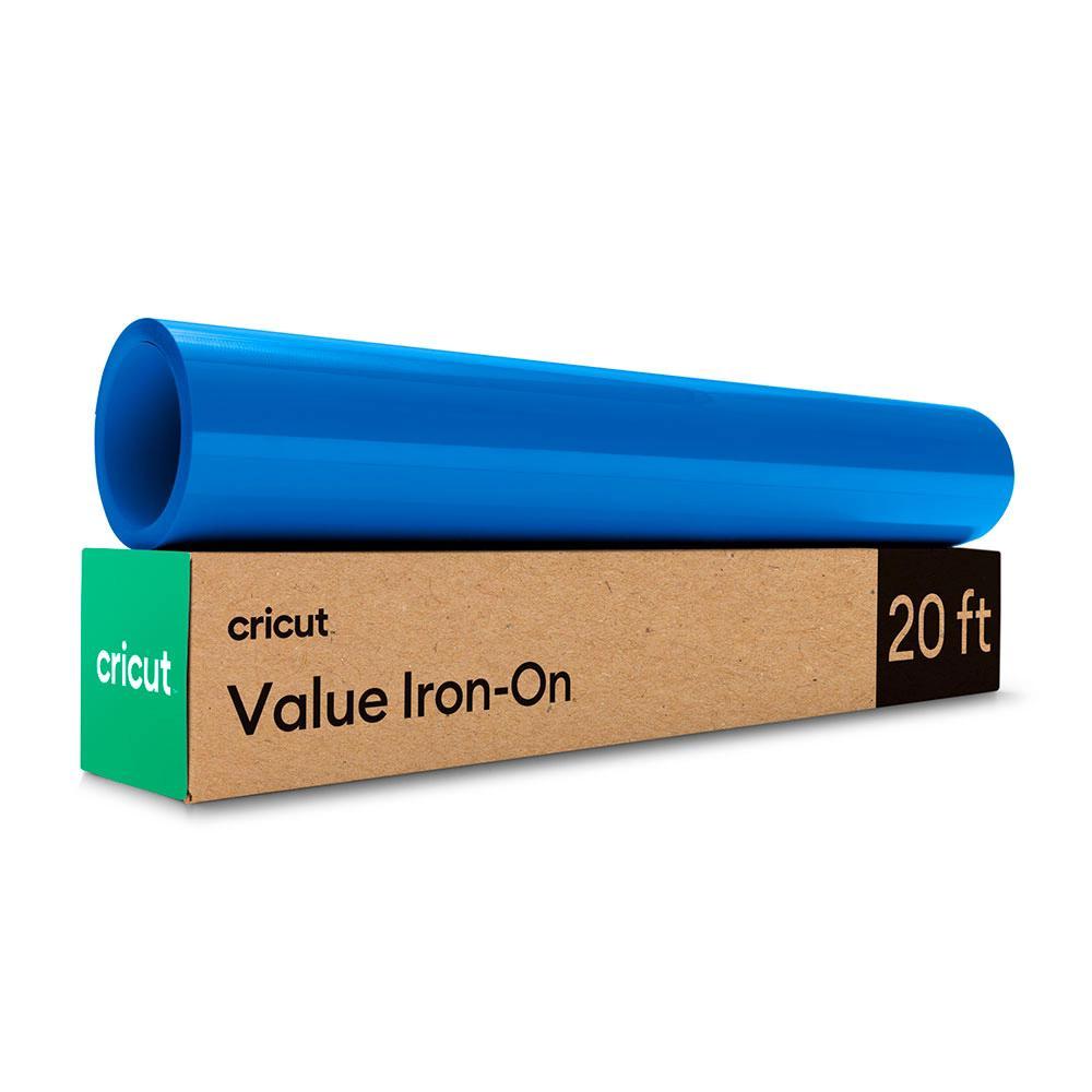 Cricut Value Iron-On Transfer Termocolante 30cm x 6m, Azul