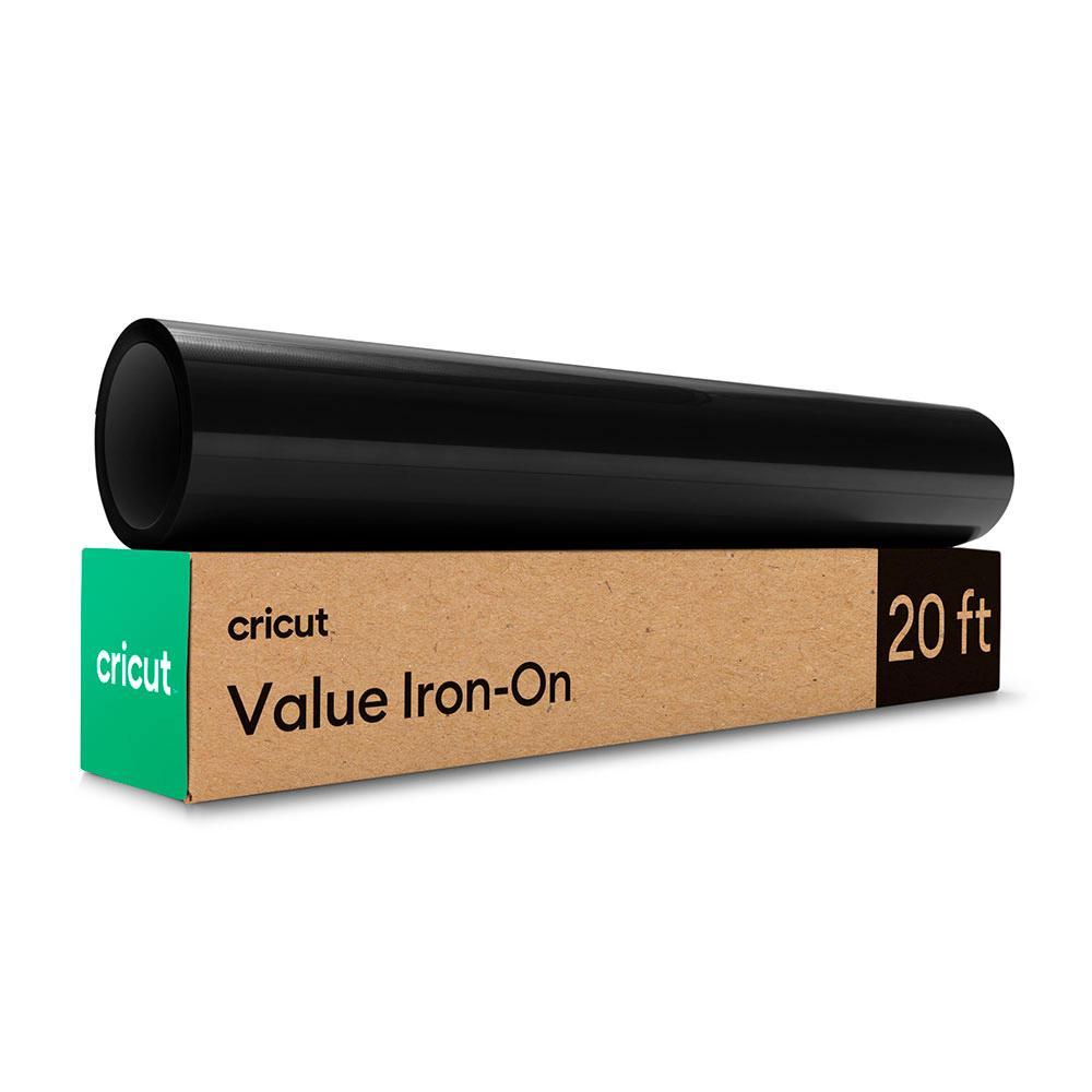 Cricut Value Iron-On Transfer Termocolante 30cm x 6m, Preto