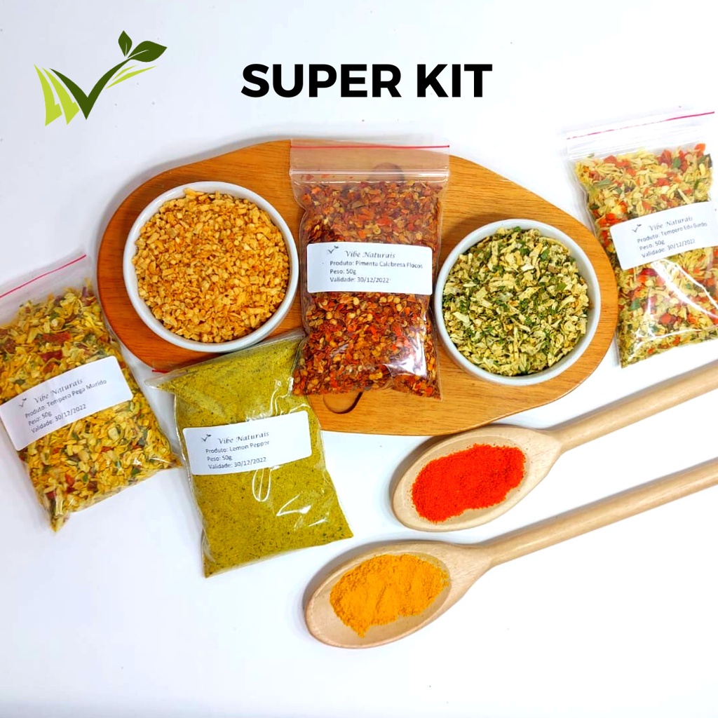 Kit 11 Temperos Condimentos Alho Lemon Pepper Chimichurri Colorau Páprica