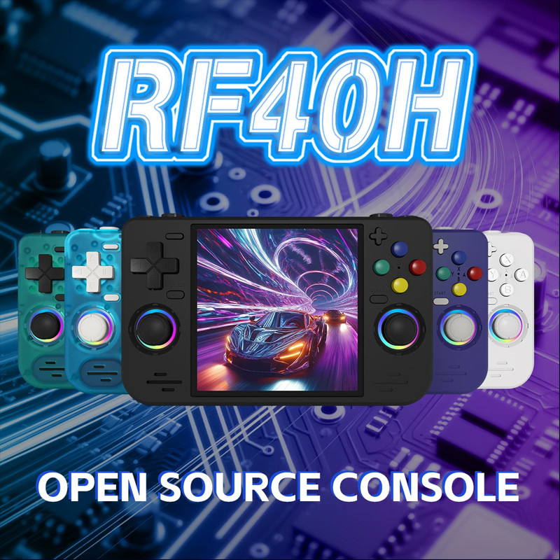 RF40H Console Portátil Retro Jogo Linux 4.0 IPS Tela Brilhante Rocker Pocket Videogame