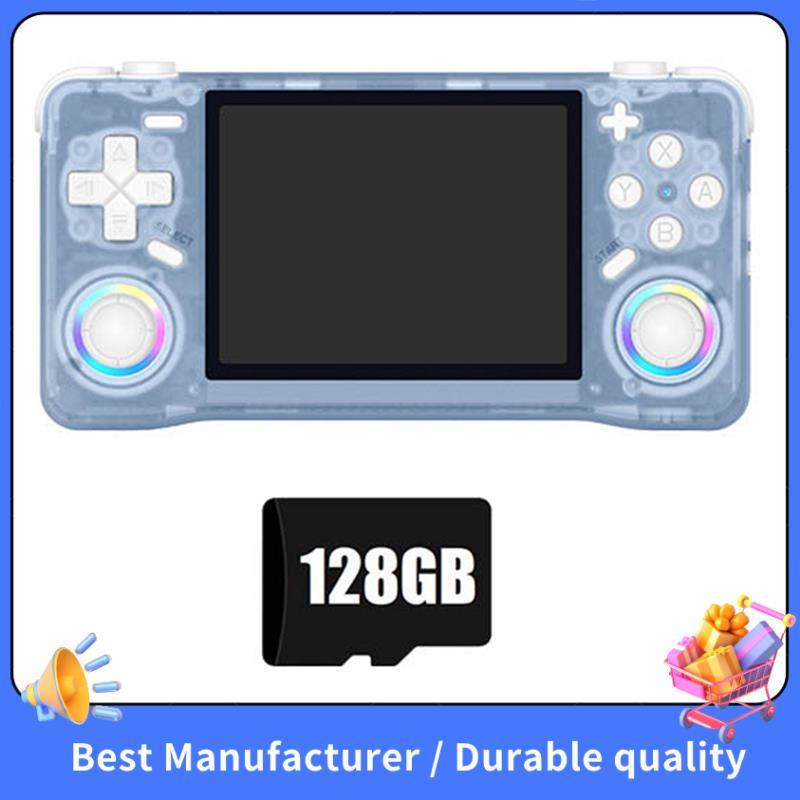 XF35H Retro Console De Videogame Portátil 128G Jogos Pré-Carregados Tela IPS De 3.5 Polegadas WiFi Linux Pocket Player C