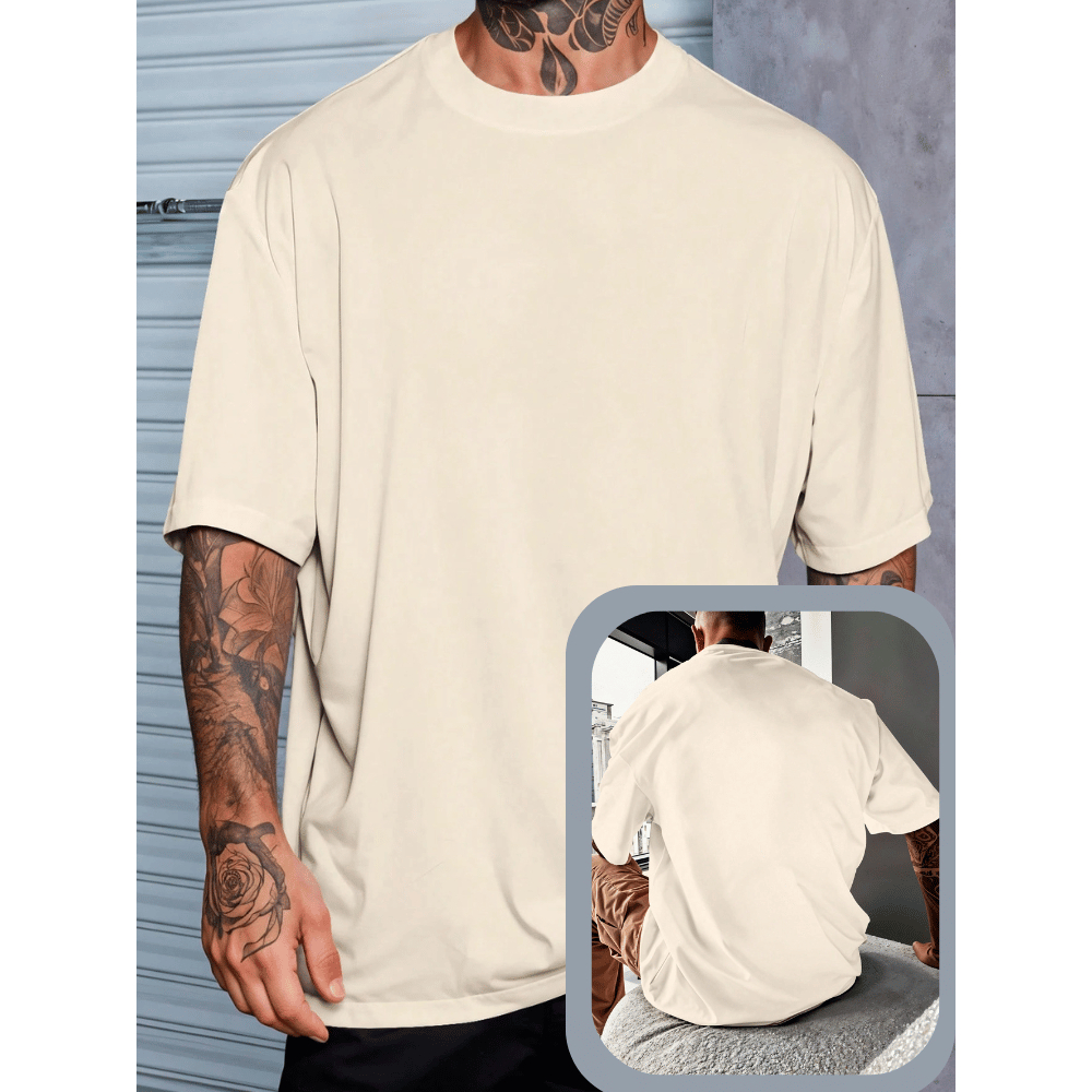 CAMISETA OVER SIZED 100% ALGODÃO 30.1 PENTEADO COSTURA REFORÇADA UNISSEX