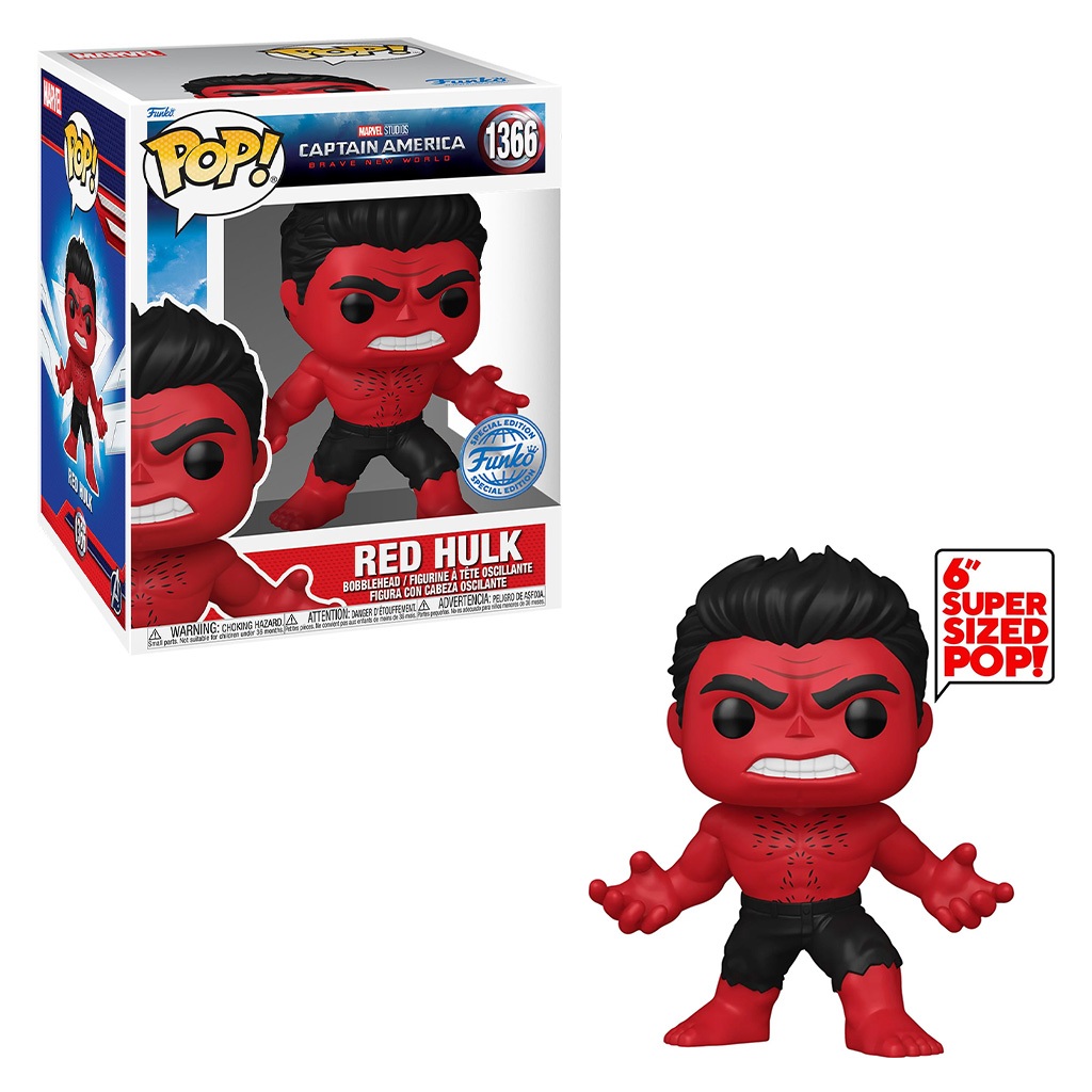 FUNKO POP MARVEL CAPTAIN AMERICA: BRAVE NEW WORLD SUPER SIZED - HULK 1366 NOVO ORIGINAL