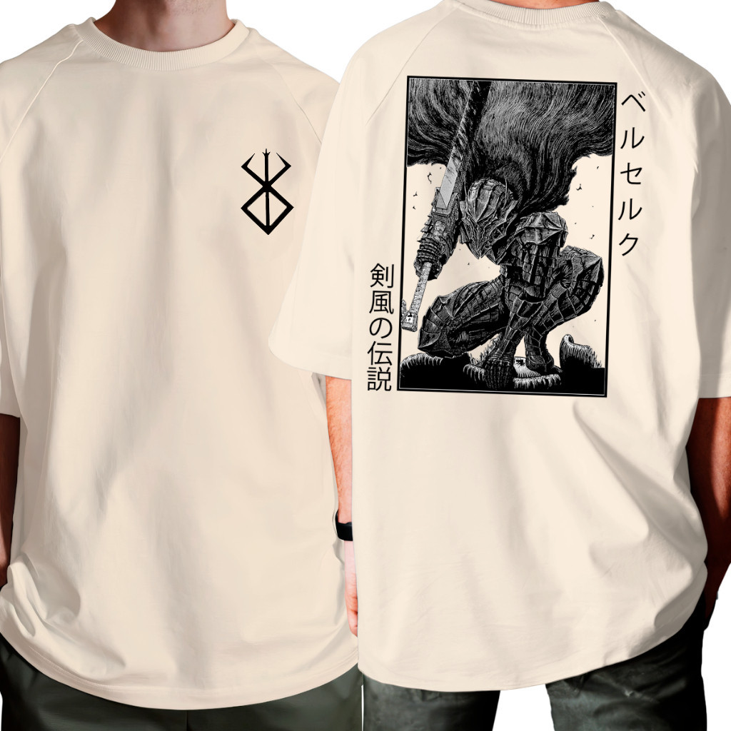 Camiseta Unissex sized Streetwear Estampada Anime Algodão 100% JS FASHION