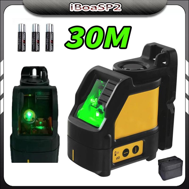 Nivel a Laser Verde de Precisão 30m Linha Cruzada de Horizontal Vertical Autonivelante Profissional Dw088