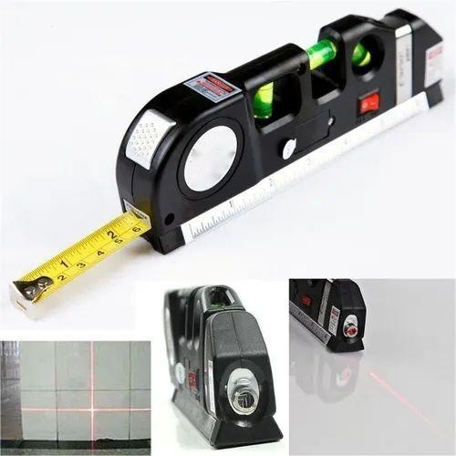Nível Laser Profissional Trena Tripé Horizontal Vertical Nivelador a laser