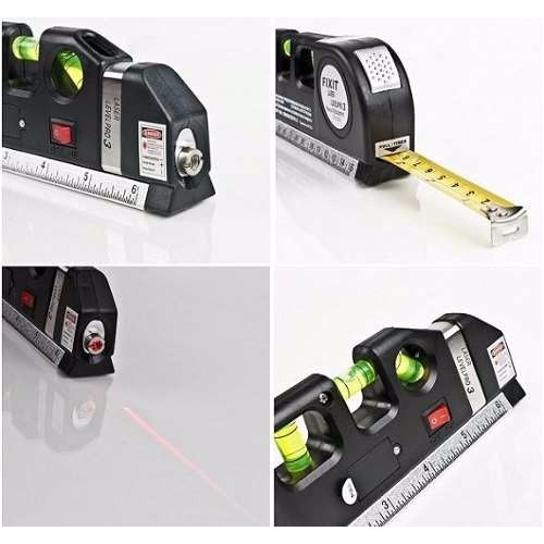 Nível  Laser Nivelador Trena 3 Bolhas Horizontal Vertical