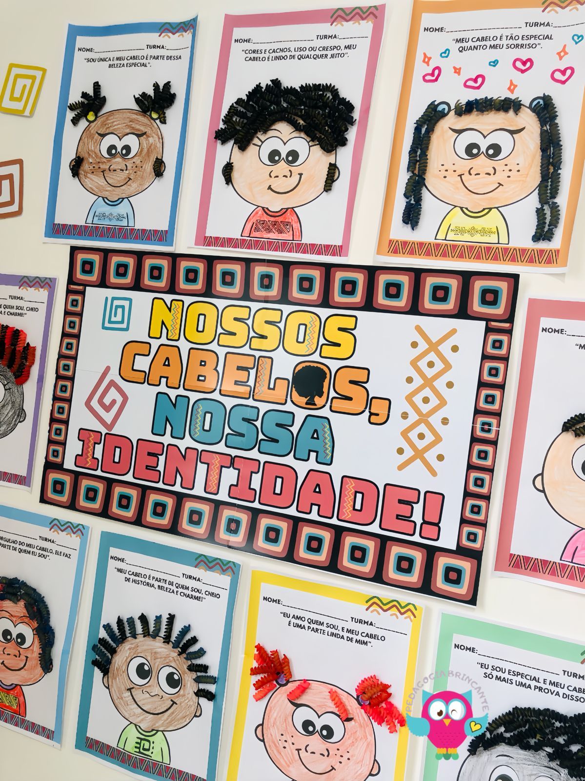 Painel: Nossos Cabelos, nossa identidade + 9 atividades e plano de aula BNCC