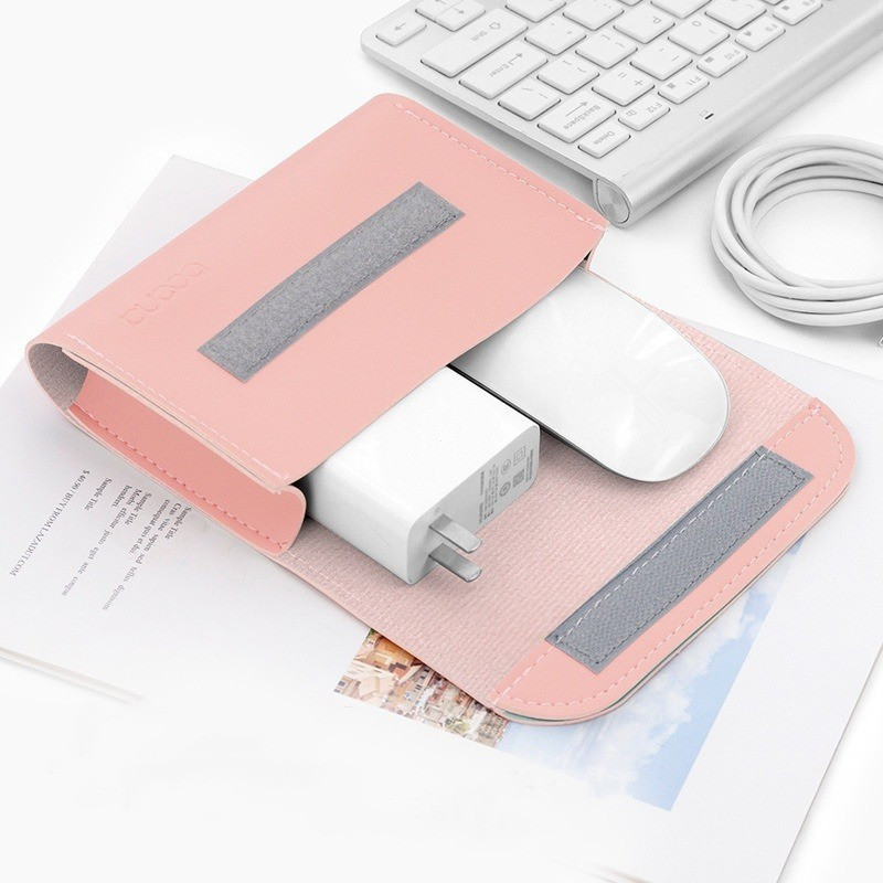 Bolsa De Armazenamento De Cabo Multifuncional Carregador De Alimentação De Movimento Mouse Organize Disco U Escudo Fone