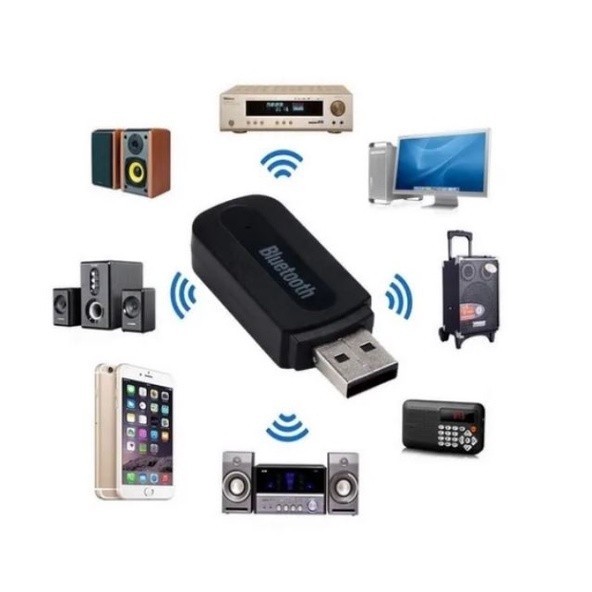 Receptor Bluetooth Para Carro P2 USB Som Automotivo Sem Fio Universal