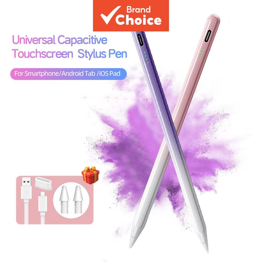 Caneta Stylus Capacitiva Colorida com Gradiente Roxo e Rosa Universal TOILEUM para Smartphone Android Tab Pad