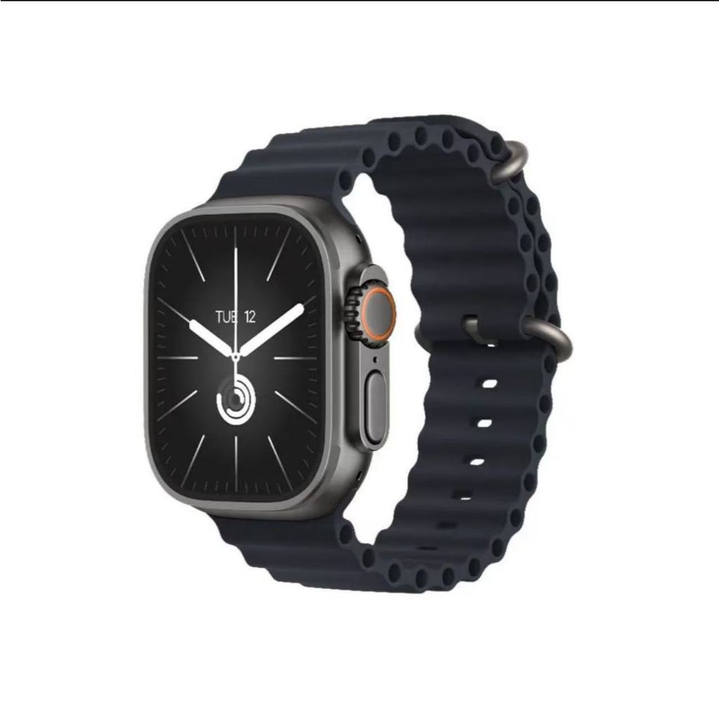 Relógio Duas pulseiras inteligente multifuncional com mostrador de 49 mm-Sistema universal