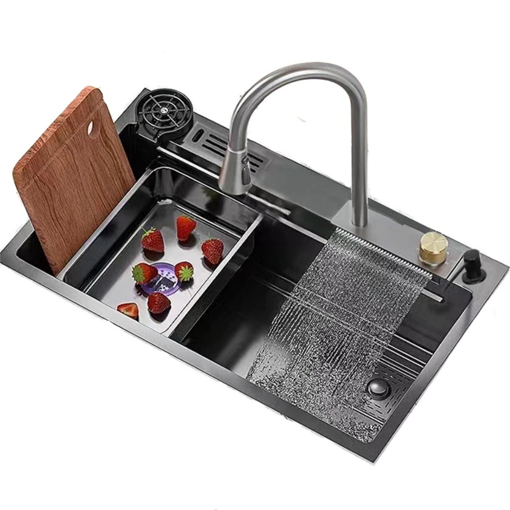 Cuba Gourmet Pia Cozinha Cascata Smart Multifuncional Pia Inteligente Premium Completa Moderna