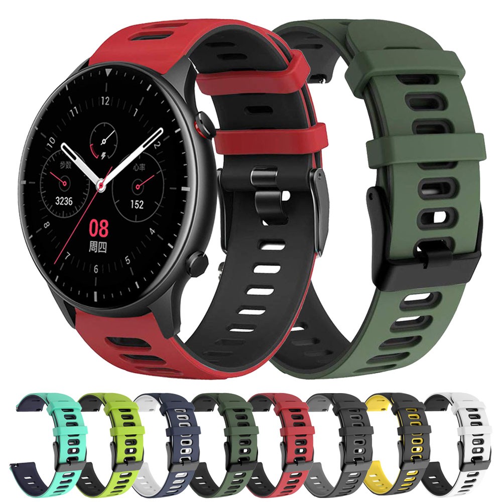 Pulseira De Silicone De Substituição Para Huami Amazfit GTR 4 3 Pro GTR2 / Balance 2 3 Ultra / Cheetah Pro / GTR Mini