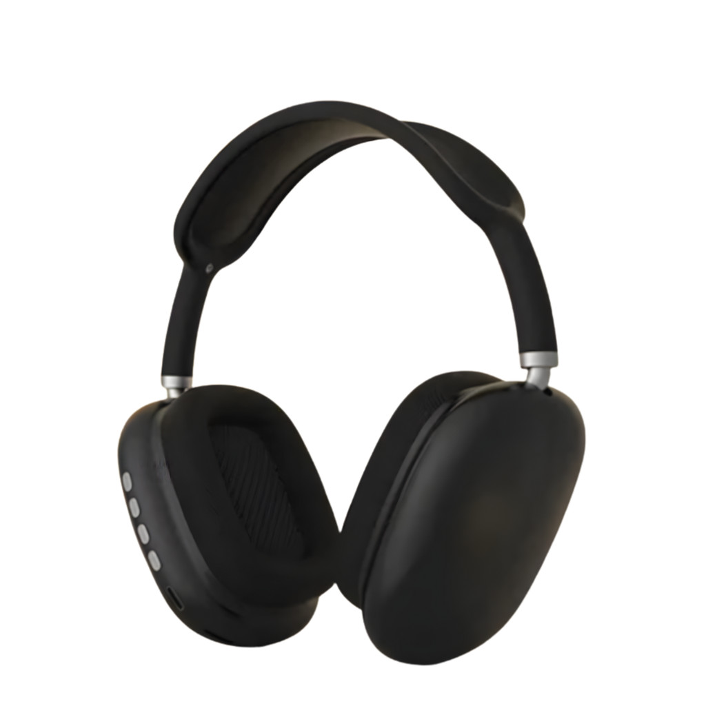 PRETO - P9- Fone De Ouvido Bluetooth Air - S/ Fio Wireless Headphone