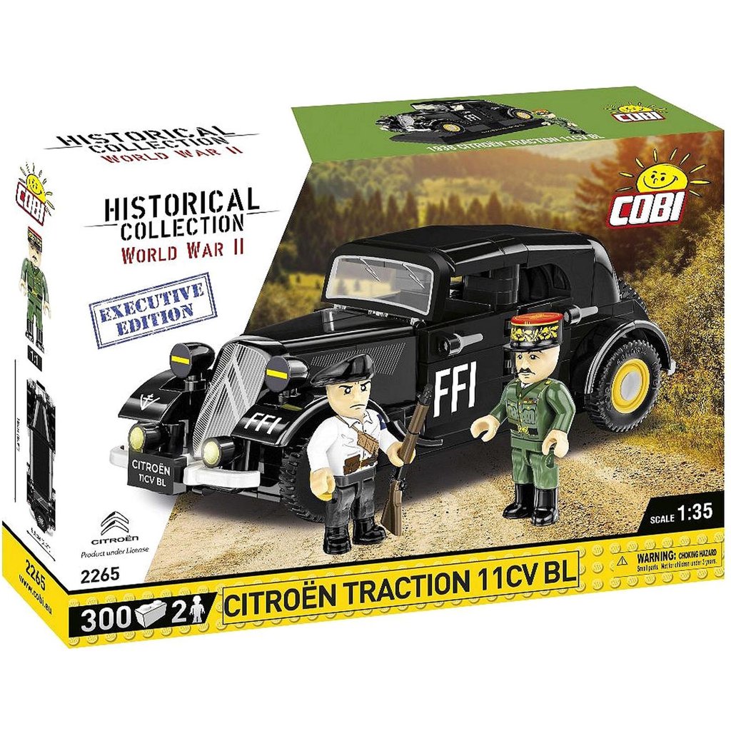Citroen Traction 11CV Edição Executivo Com 300 Pcs Bloco de Montar Cobi
