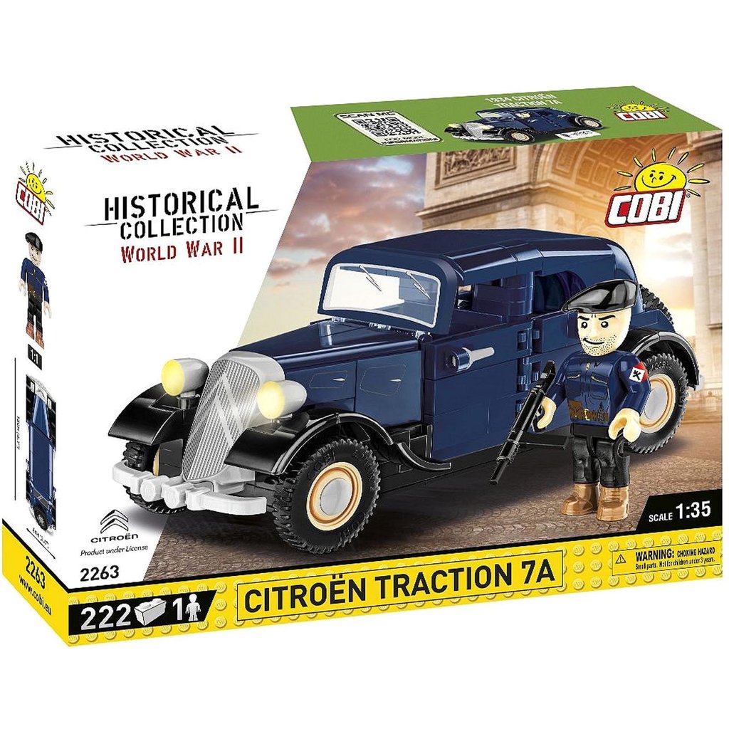 1934 Citroën Traction 222 Pçs Blocos De Montar Cobi