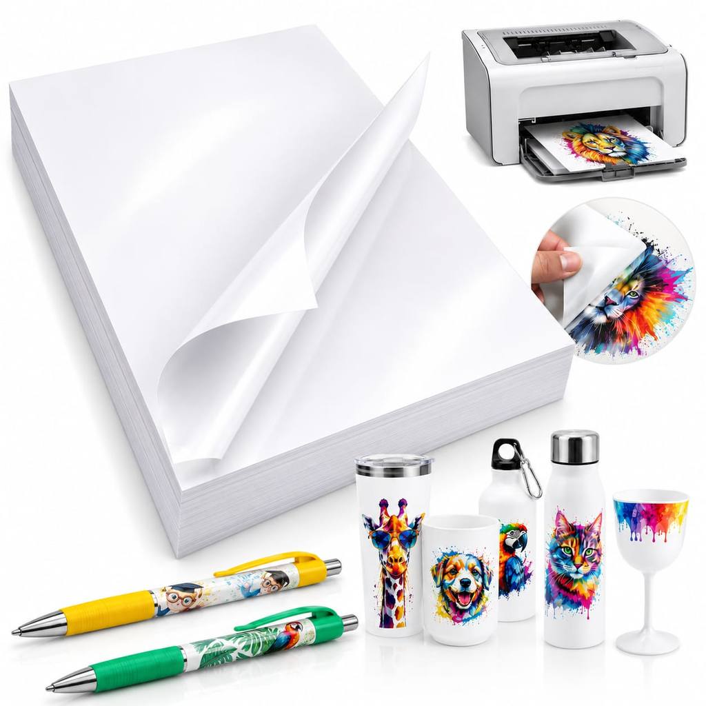 Papel Transfer Laser Brilho 120 gr - A4 10 folhas
