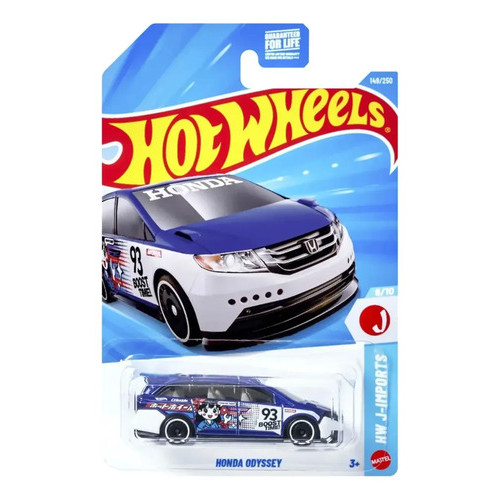Carrinho Hot Wheels Honda Odyssey Hw  2026 Jjj99 Azul