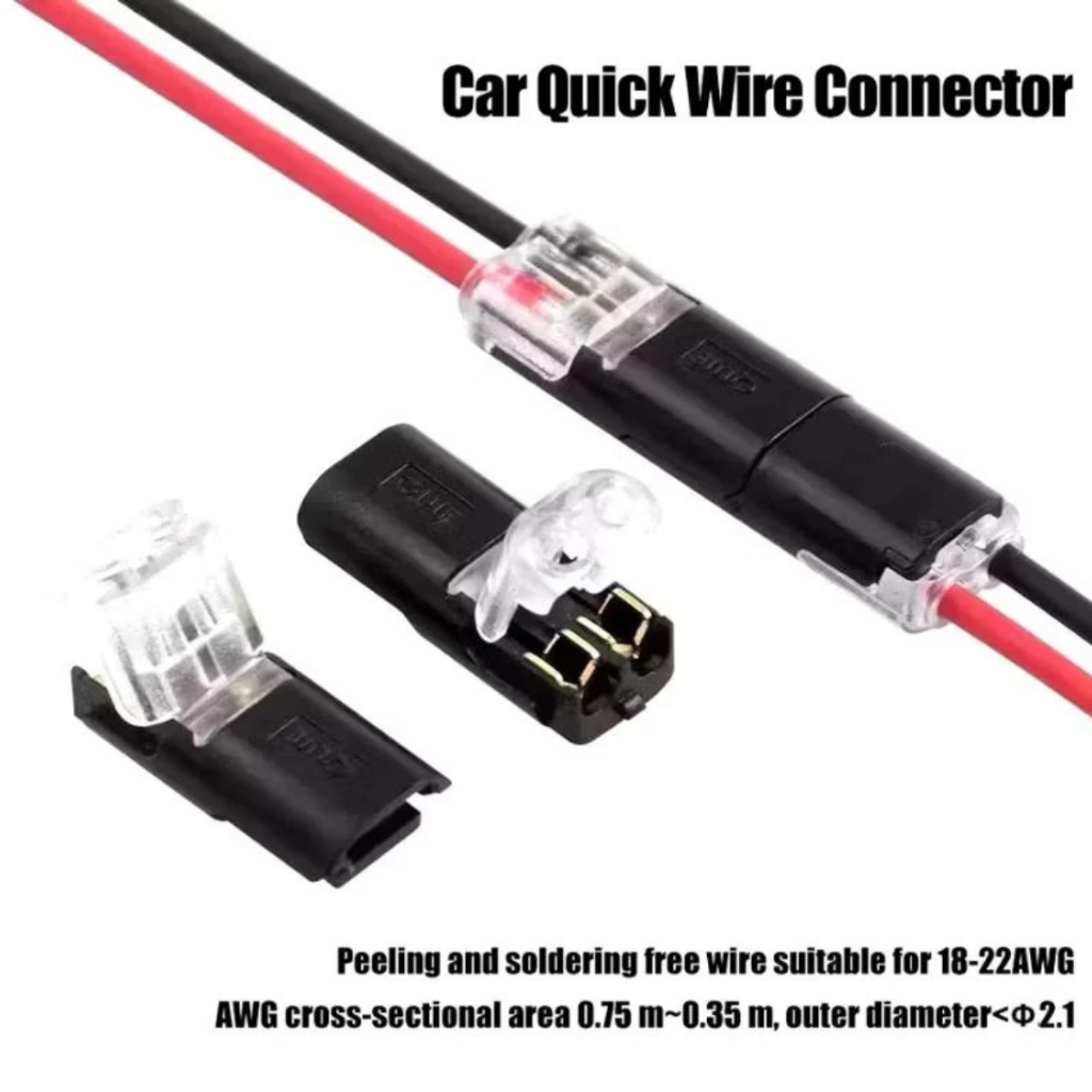 Conector Elétrico A Prova D'Ãgua 2 Pinos Para Carro, 40 Pcs, Com Terminais Automotivos