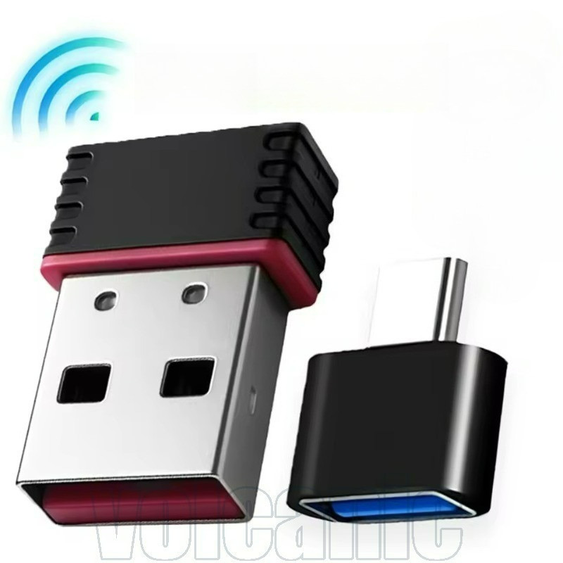 2-1 Conjunto Para Adaptador WiFi USB Conversores De Alta Velocidade-Mini Dongle-Console De Jogos Portáti