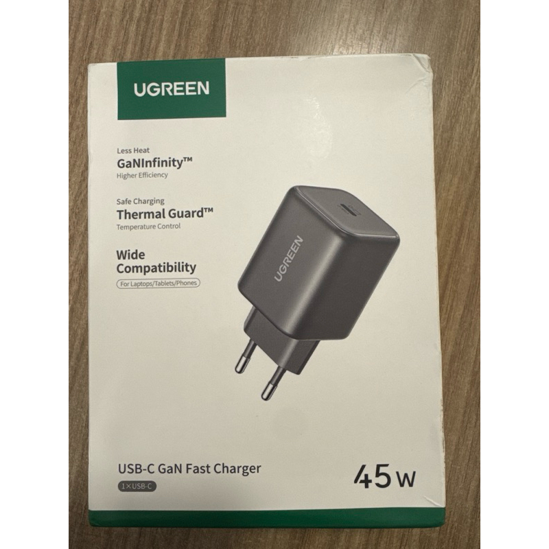 Carregador Ugreen Tipo C 45w Gan fast Charger