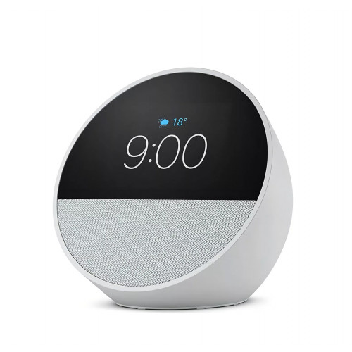Alexa Echo Spot 2024 Amazon Smart Alarm Com Relógio Digital