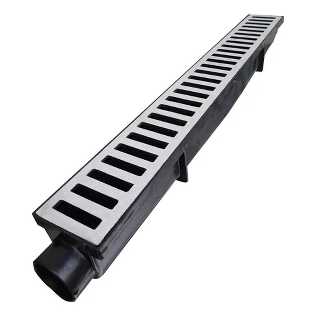 Ralo Grelha 06x50 Linear Com Sifão