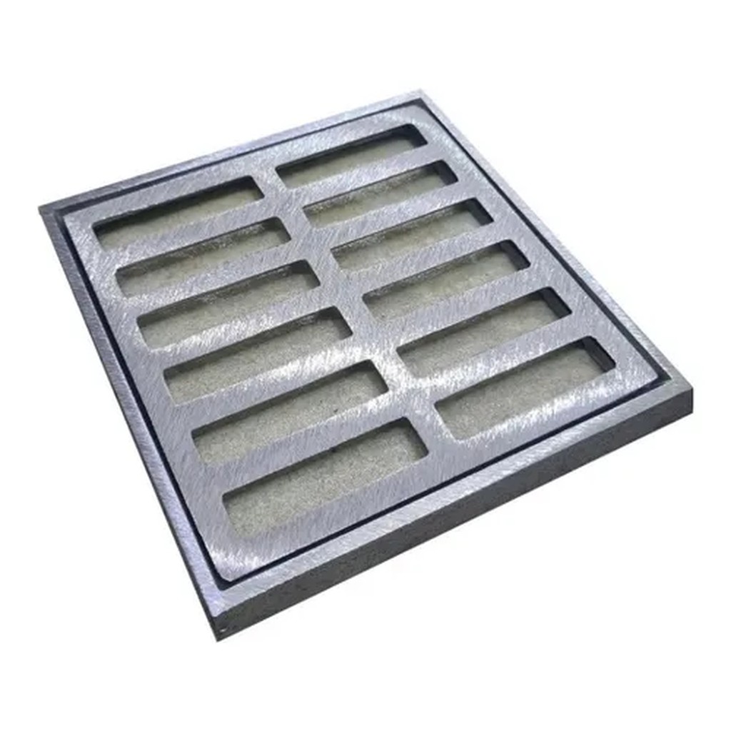 Ralo Grelha 15x15cm Pluvial C/ Suporte Linear