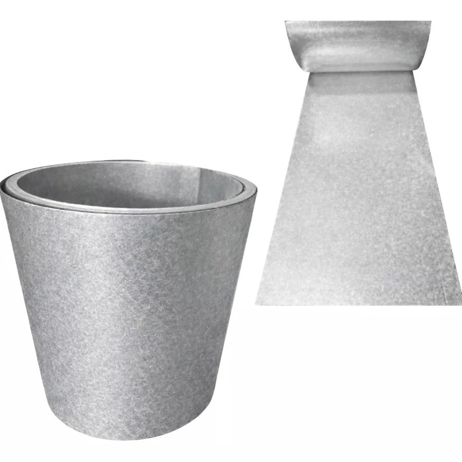 Rolo de Bobina Chapa Galvanizada 30 cmx10 Metros Linear Para Calha Rufo