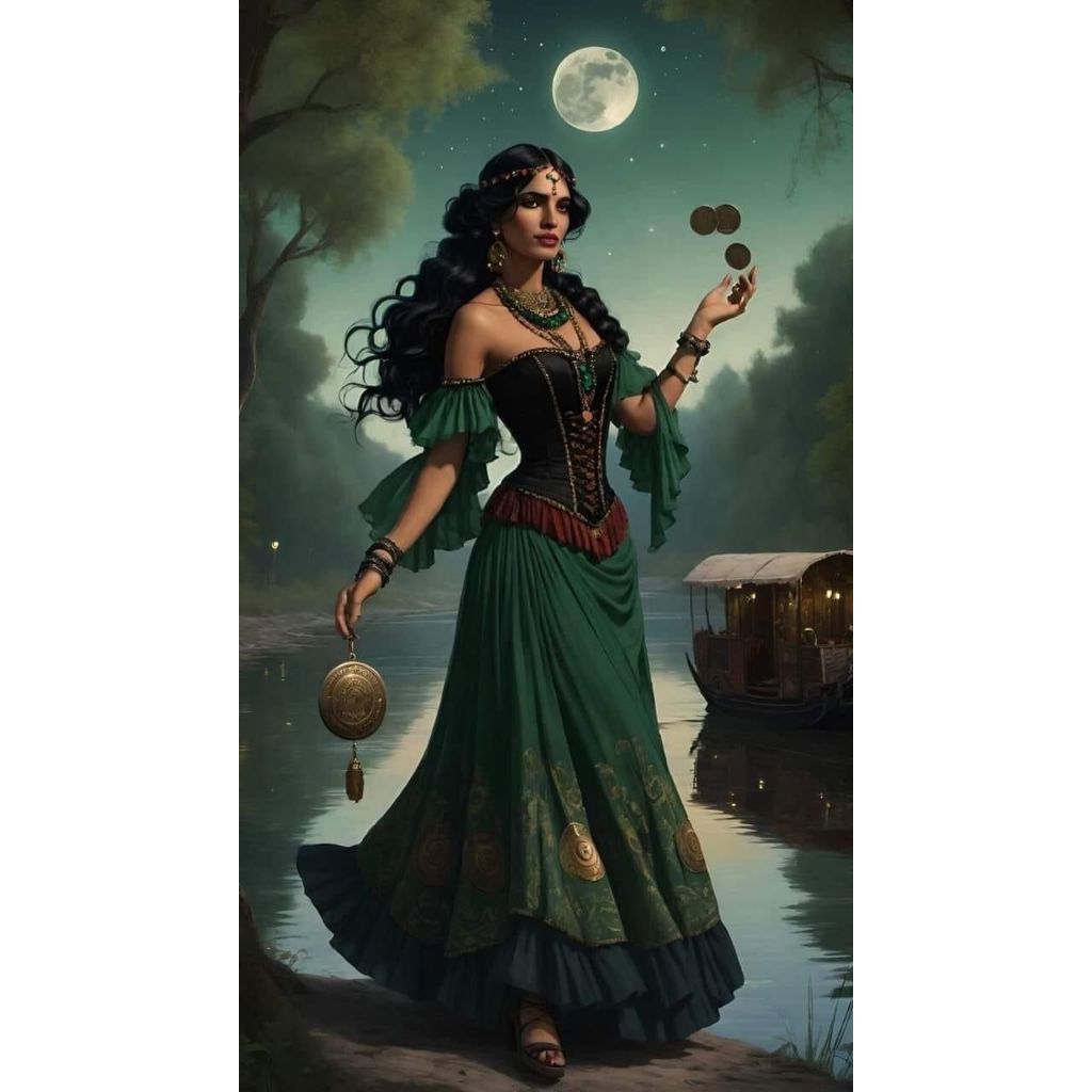 QUADRO DECORATIVO CIGANA JADE