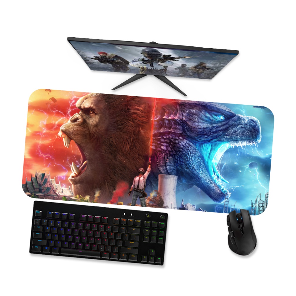 Mouse Pad Gamer Grande PUBG Godzila 90x40 80x40 60x40 70x30 45x40