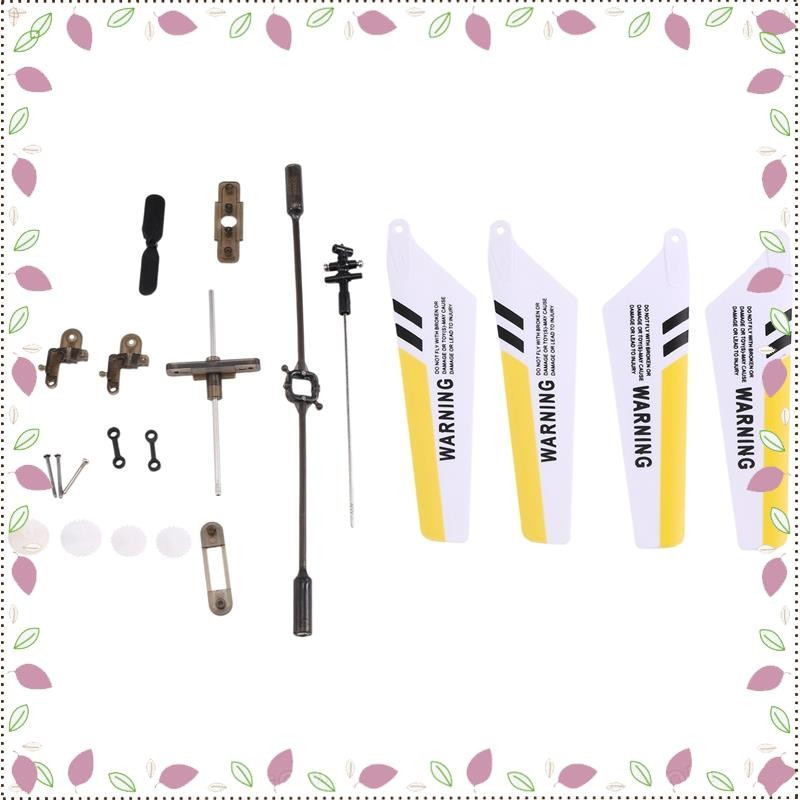 [BRM8] Conjunto Completo De Peças De Reposição Syma Para Helicóptero S107 RC , Lâminas Principais , Eixo Principal , Dec