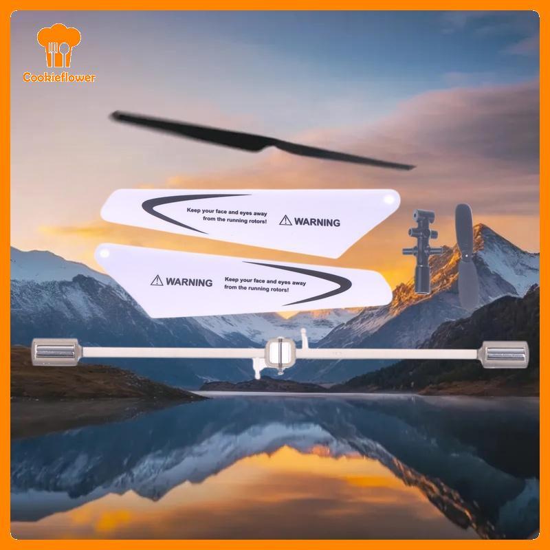 CKFR 1 Conjunto Barra De Equilíbrio Motor des Flybar Para S5-N SYMA S5 W5 W25 RC MINI Helicóptero Acessórios Reposição P