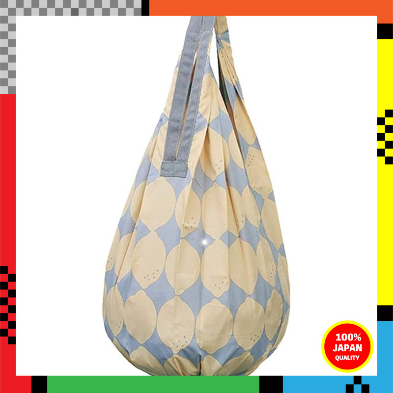MARNA Shupatto Compact Bag Drop Lemon Foldable Vertical Durable Eco Bag S460LE