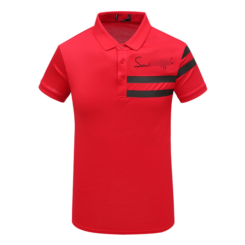F2524 Bird Brand Camiseta masculina de manga curta de algodão All-Match Casual elástico verão Top 32108