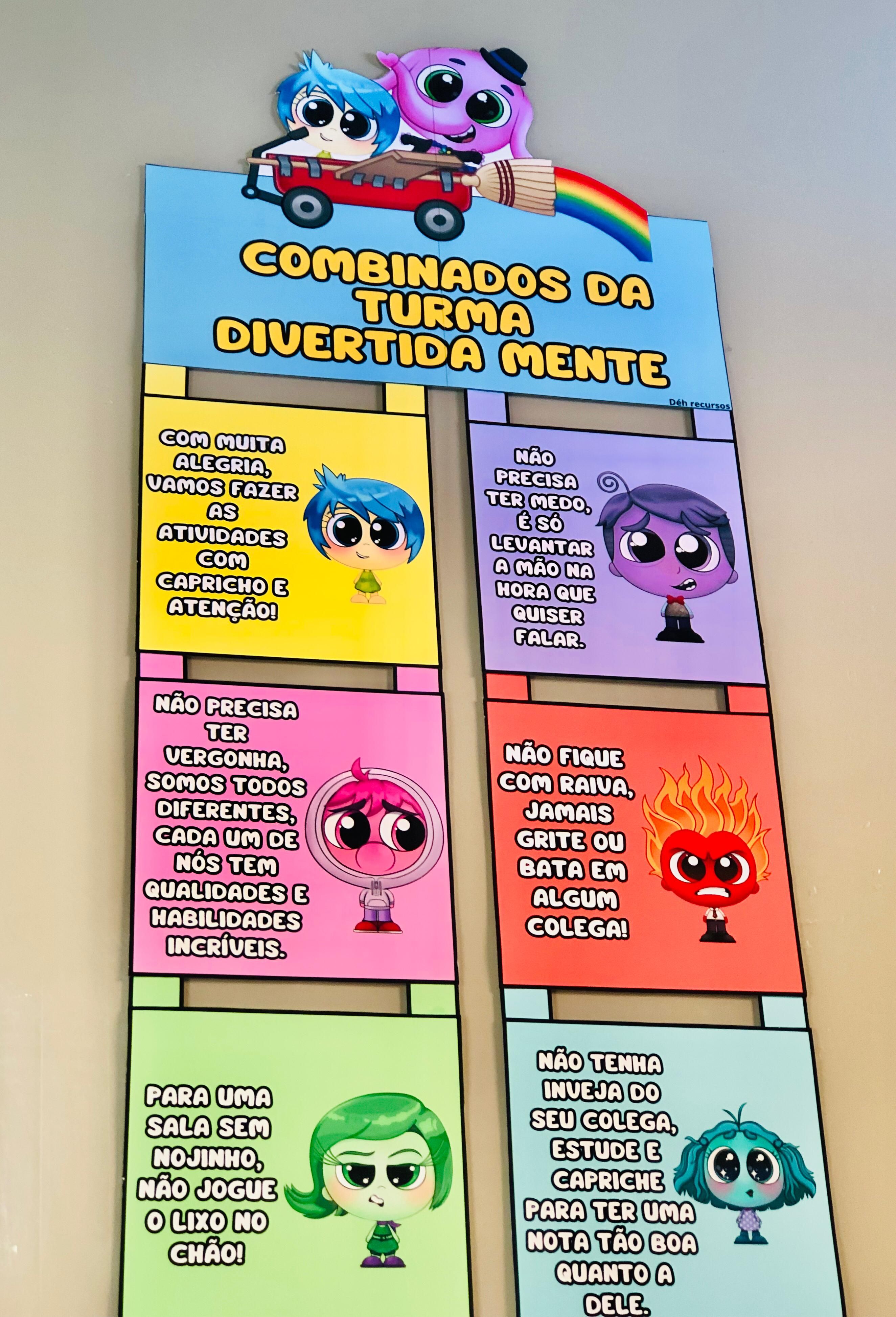 *COMBINADOS DA TURMA DIVERTIDA MENTE ????✨????*