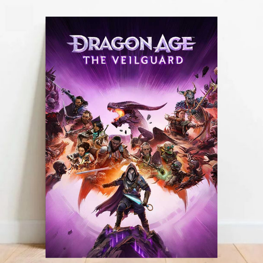 Quadro Decorativa Geek Gamer Dragon Age: Inquisition games Super Nintendo Playstation 012