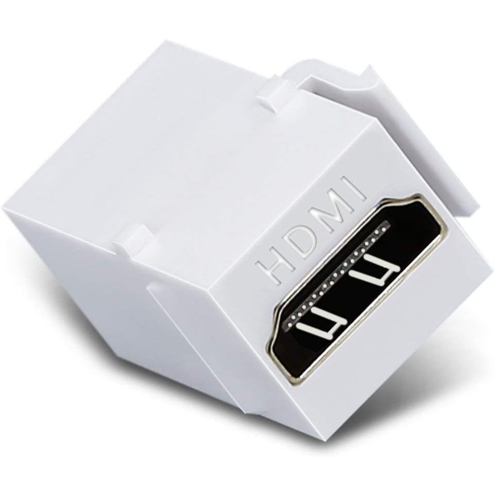Keystone Emenda Hdmi Para Conexões De Áudio E Vídeo - Branco
