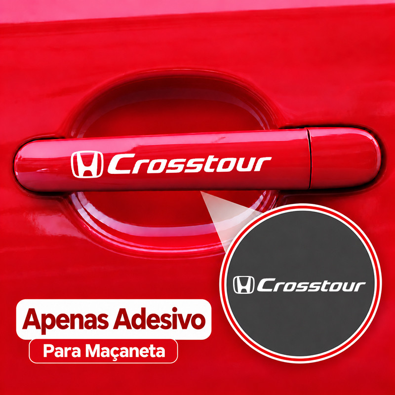 Para Honda Crosstour Maçaneta Da Porta Decalque Adesivo Logotipo Do Carro Acessórios
