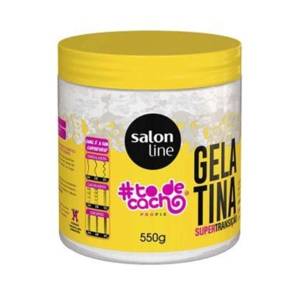 GELATINA SALON LINE #TODECACHO SUPER TRANSIÇÃO 550G