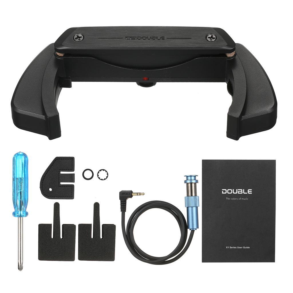 Captador Double magnetico e Mic para violão aço
