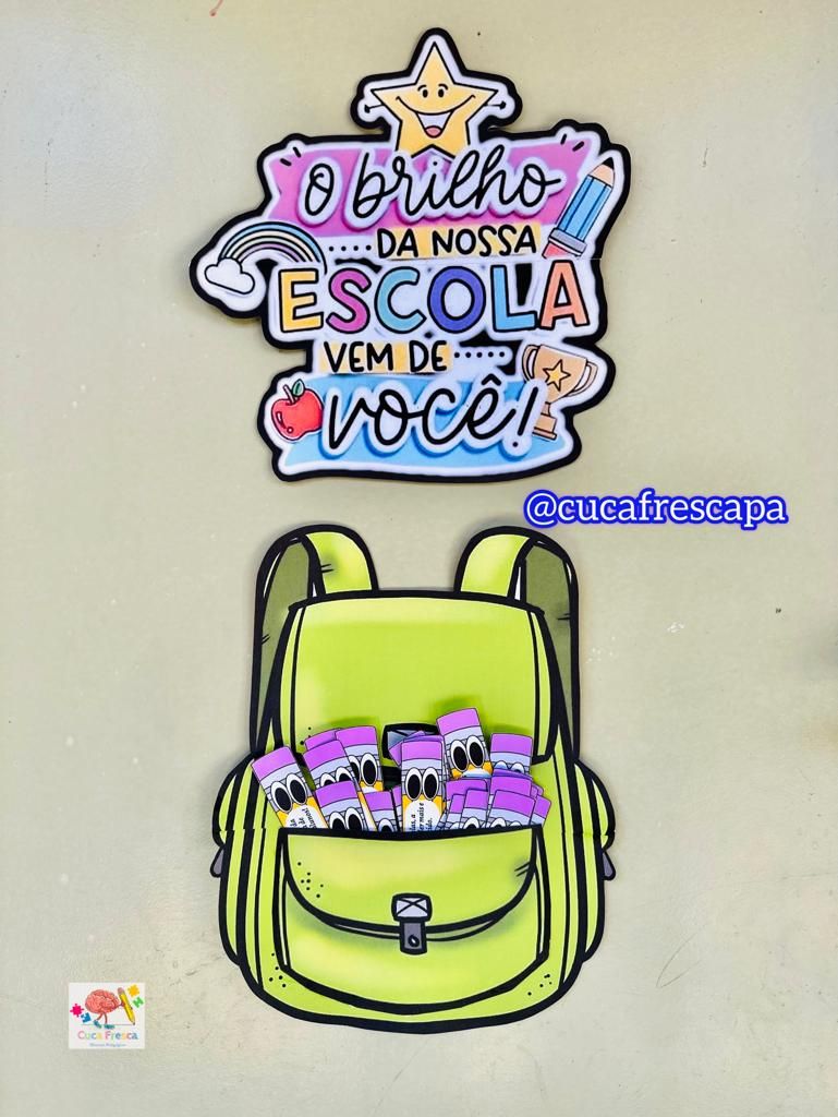 Mochila motivacional, volta às aulas